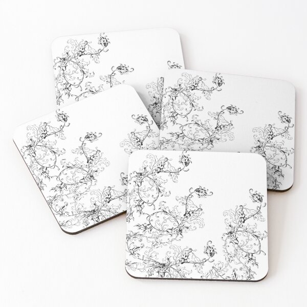 Item preview, Micro-Nature no 1 - Black on white background -  designed and sold by Point-Of-DD.