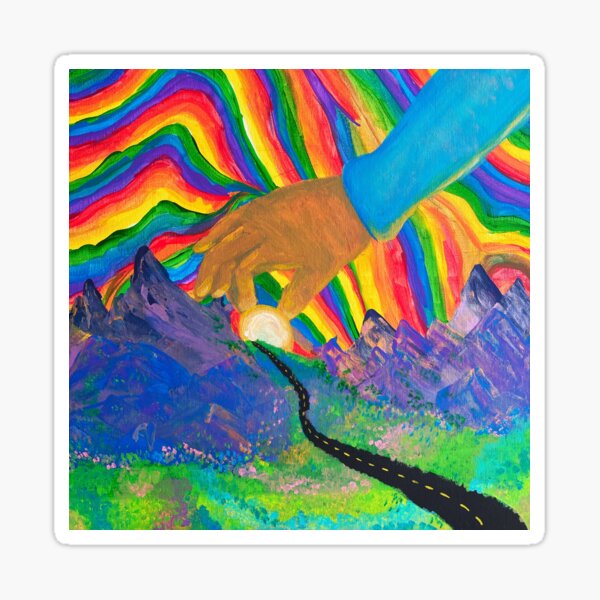 Reach for the Sun Sticker
