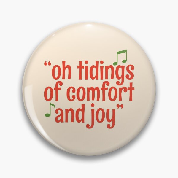 Item preview, Retro Christmas Carol Music Quote Oh Tidings Of Comfort & Joy - God Rest Ye Merry Gentlemen designed and sold by retroyule.