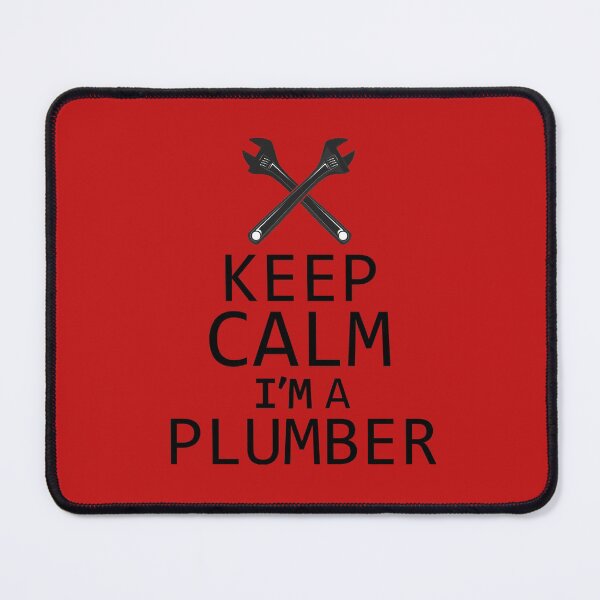 Item preview, Keep Calm I'm A Plumber Funny quote designed and sold by DesignHouse07.