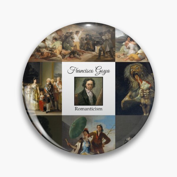 Item preview, Francisco Goya Popular Works Collage  designed and sold by KrisSidDesigns.