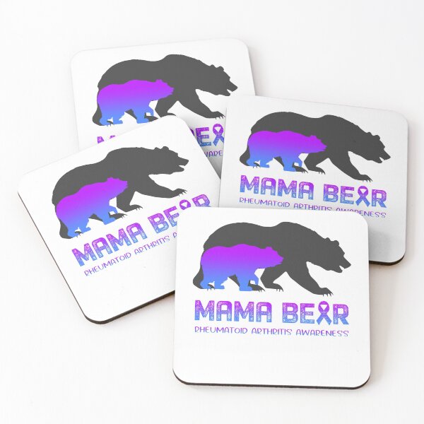 Item preview, Rheumatoid Arthritis Awareness Mama Bear Support Rheumatoid Arthritis designed and sold by Victormoratalla.