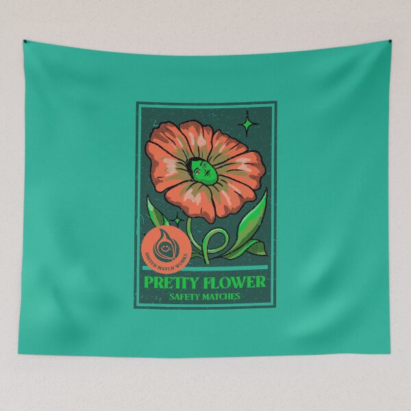 Item preview, PRETTY FLOWER SAFETY MATCHES designed and sold by AladdinMktgs.