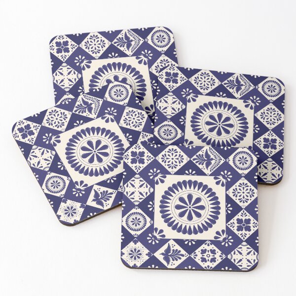 Item preview, Mexican Talavera Blue Pattern by Akbaly designed and sold by Akbaly.