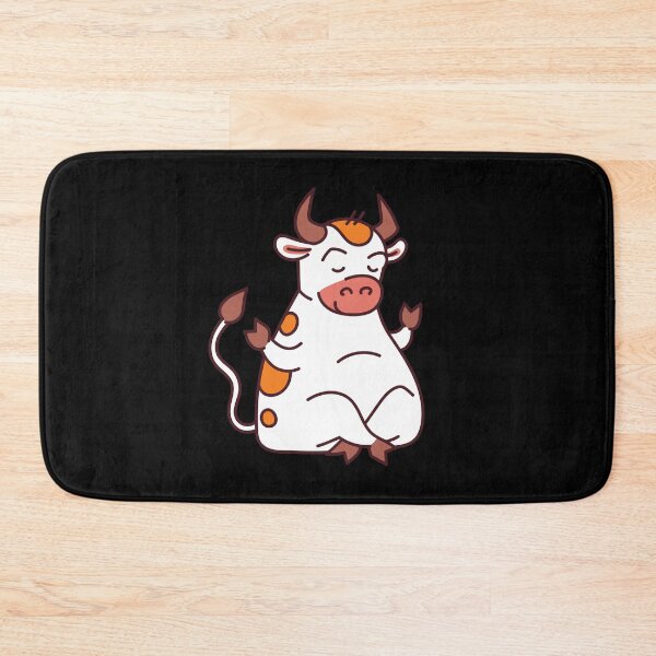 Item preview, Cute Cartoon Cow Meditating designed and sold by Red-ElYoubi.