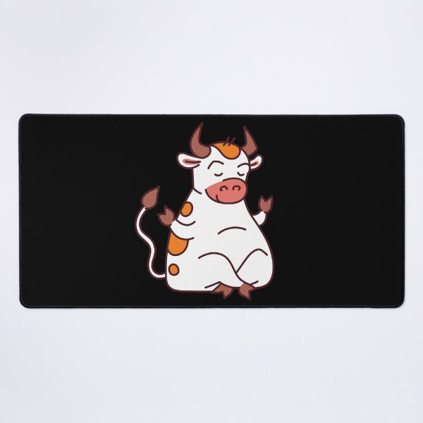 Item preview, Cute Cartoon Cow Meditating designed and sold by Red-ElYoubi.