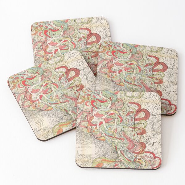 Item preview, Vintage 1944 Map of Meandering Mississippi River #6 designed and sold by Gin  Neko.