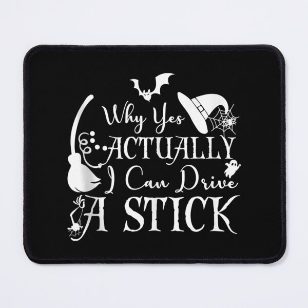 Item preview, Why Yes Actually I Can Drive a Stick Witch Funny Halloween Tank Top designed and sold by EuphemiaShop.