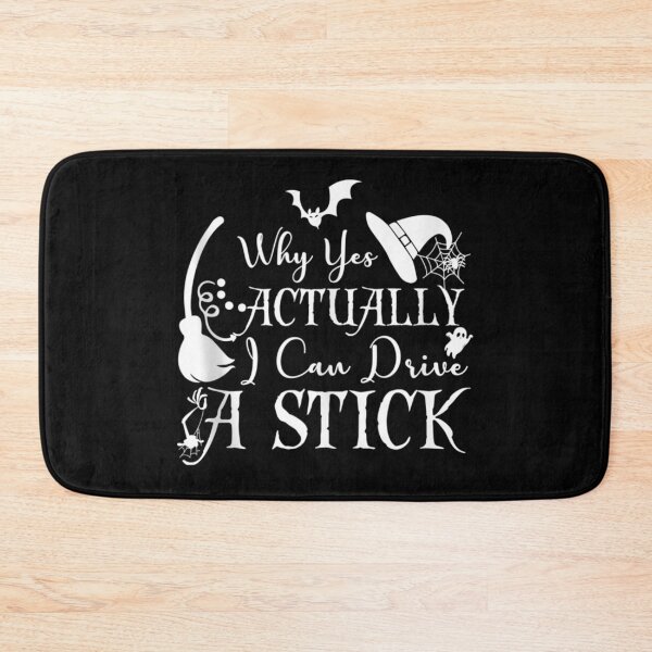 Item preview, Why Yes Actually I Can Drive a Stick Witch Funny Halloween Tank Top designed and sold by EuphemiaShop.