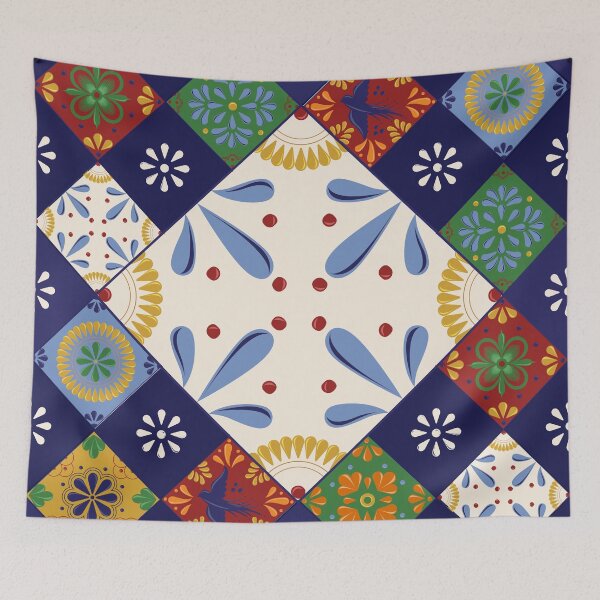 Item preview, Mexican Talavera Tiles Pattern by Akbaly designed and sold by Akbaly.