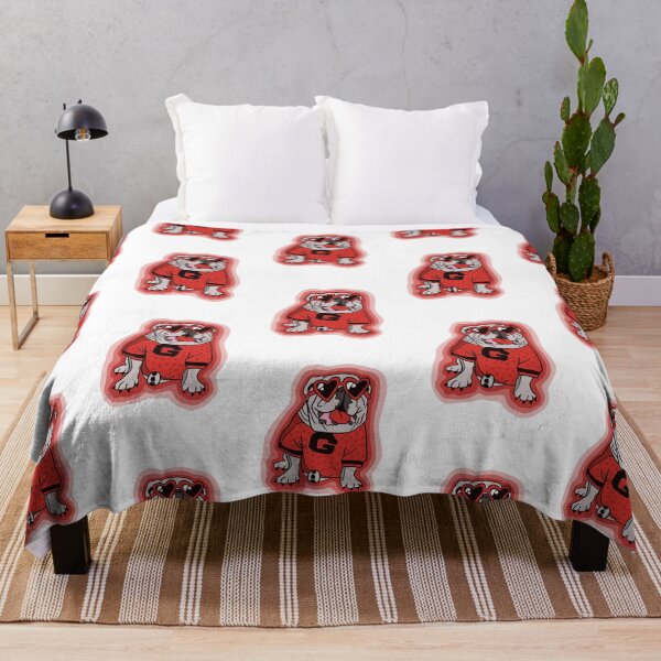 GA bulldog Throw Blanket