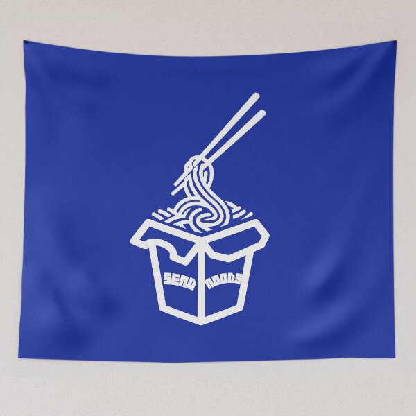 Item preview, Send Noods (white) designed and sold by BlkBearyDesigns.