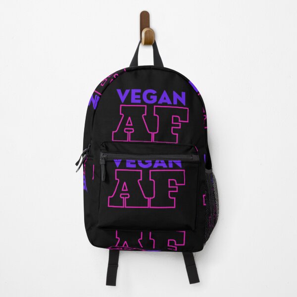 Item preview, Vegan AF Funny Slogan Purple Pink Edition designed and sold by Vegginitup.