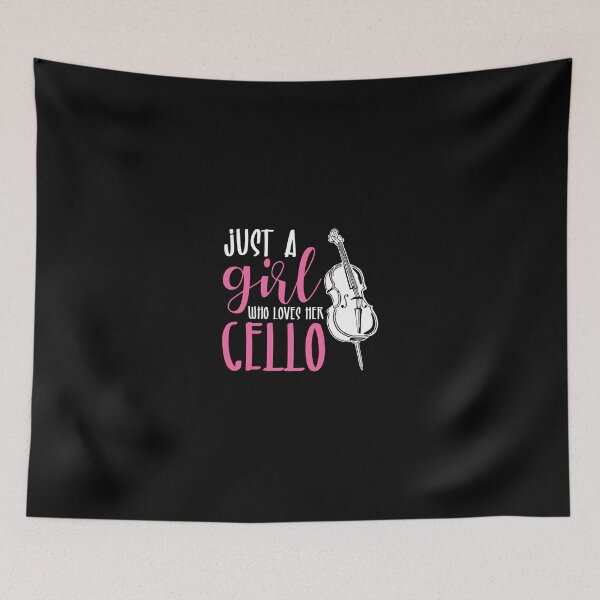 Item preview, Cello Player Gifts - Just A Girl Who Loves Her Cello Pullover Hoodie designed and sold by germantere.