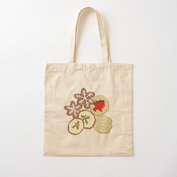 Iced decorated Christmas cookies, perfect for the festive baker Cotton Tote Bag