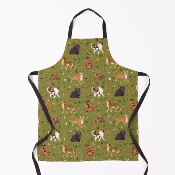 Item preview, Cats in the Garden designed and sold by Tiny Little Raccoon Hands.
