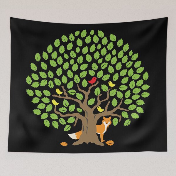 Item preview, Fox Under An Autumn Tree, More Trees Please designed and sold by blackdogshop.