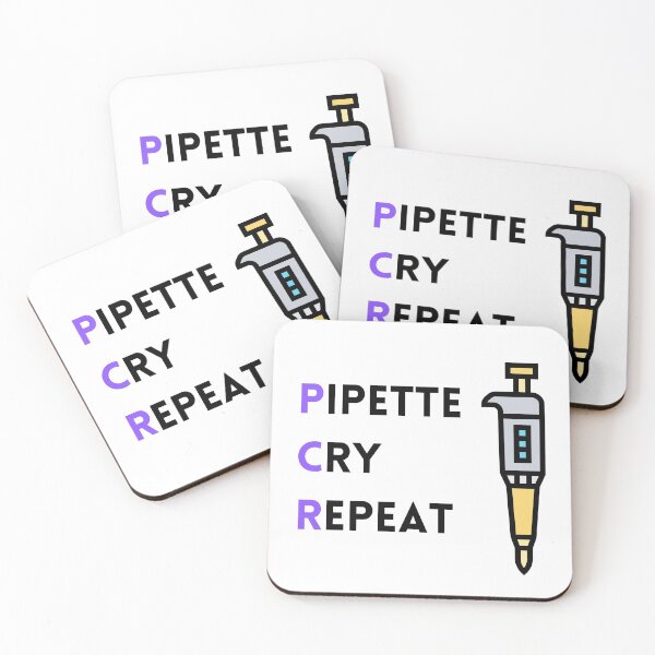 Item preview, PCR: Pipette, Cry, Repeat designed and sold by Sci-Ninja-Blog.