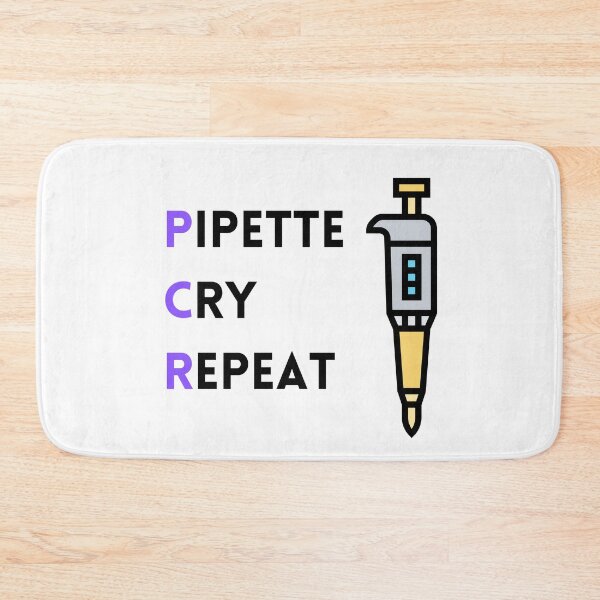Item preview, PCR: Pipette, Cry, Repeat designed and sold by Sci-Ninja-Blog.