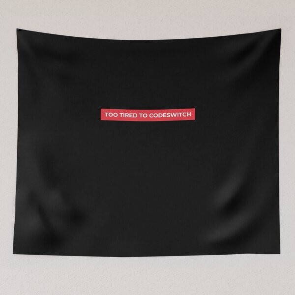 Item preview, Too Tired To Codeswitch designed and sold by AZZOUZDESIGNER.