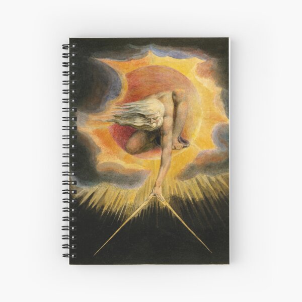The Ancient of Days is a design by William Blake, originally published as the frontispiece to the 1794 work Europe a Prophecy Spiral Notebook