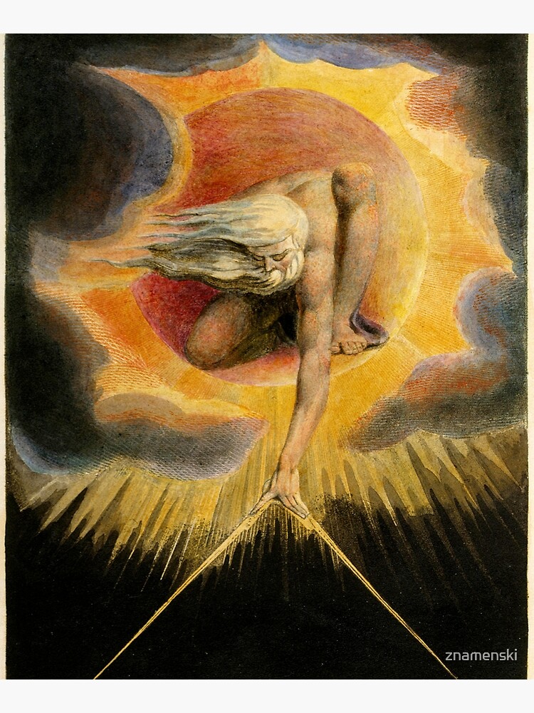 The Ancient of Days is a design by William Blake, originally published as the frontispiece to the 1794 work Europe a Prophecy by znamenski
