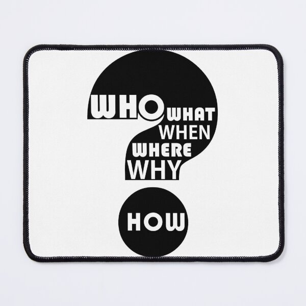 Item preview, Who, What, When, Where, Why, and How? designed and sold by Jean Gregory Evans.