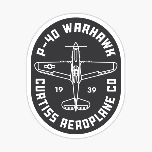 P-40 Warhawk Sticker