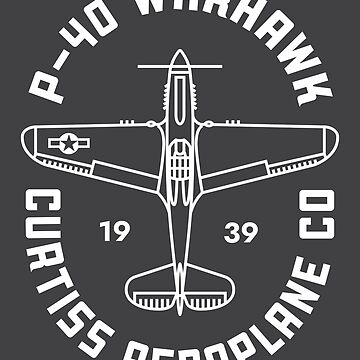 Artwork thumbnail, P-40 Warhawk by Aeronautdesign