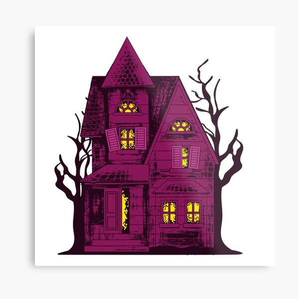 house of fear Metal Print