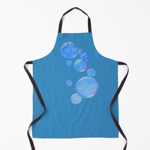 Item preview, Bubbles painted. Blue soap bubbles fly in the clear summer sky designed and sold by Goldstarwork.