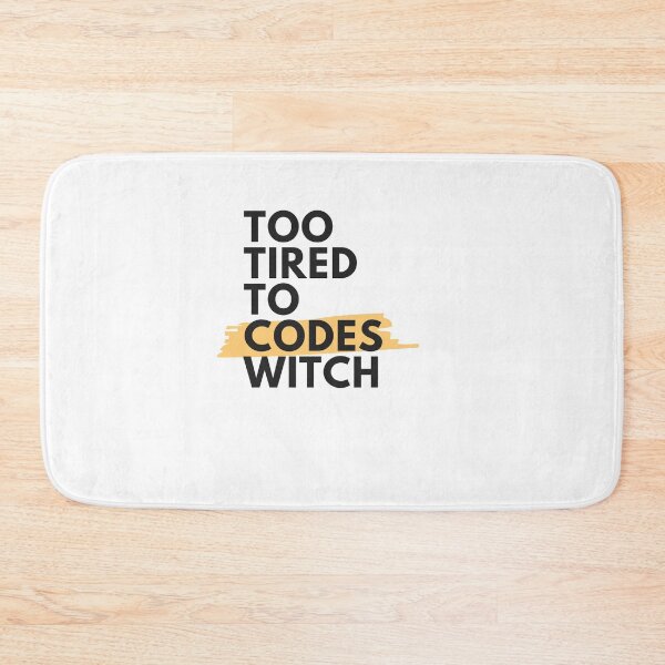 Item preview, Too Tired To Codeswitch designed and sold by AZZOUZDESIGNER.