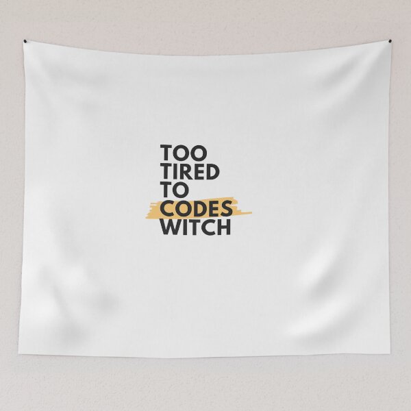Item preview, Too Tired To Codeswitch designed and sold by AZZOUZDESIGNER.