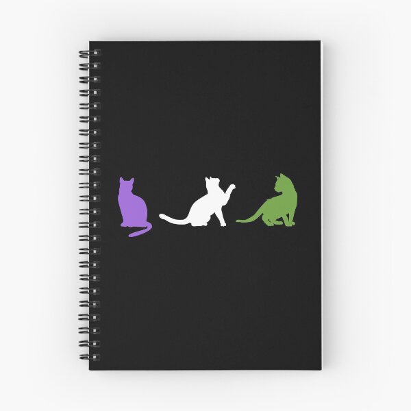 Item preview, Gender Queer Cats. Genderqueer Pride designed and sold by Subtle Pride Shop.