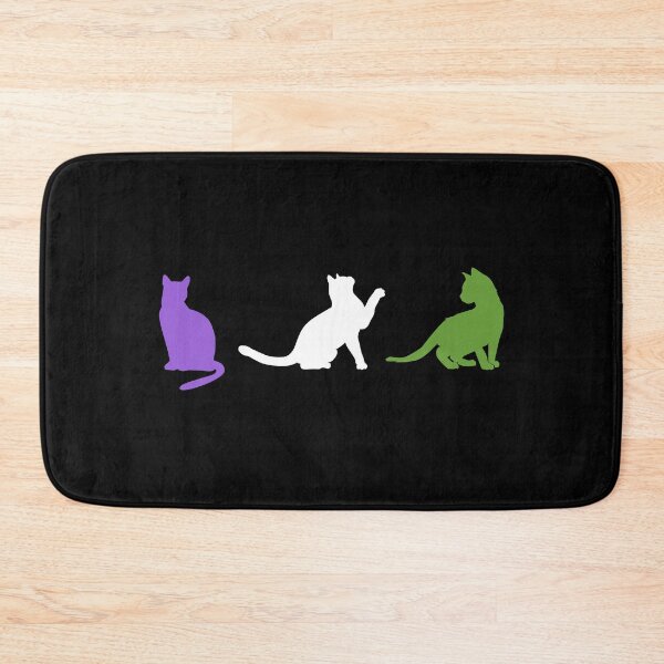 Item preview, Gender Queer Cats. Genderqueer Pride designed and sold by Subtle Pride Shop.