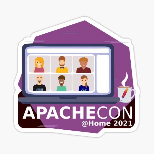 ApacheCon@Home 2021 Sticker