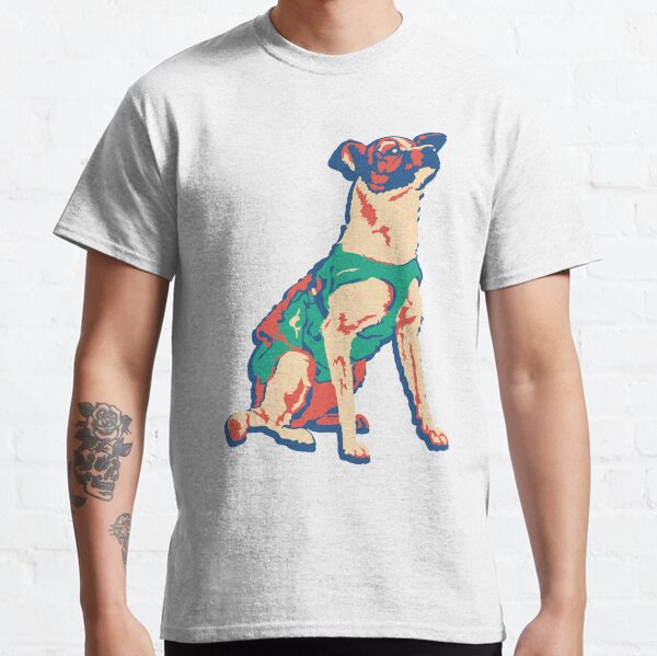 Laika Space Dog Vector Russian Propaganda Pup Retro Old-Timey Vintage Classic T-Shirt