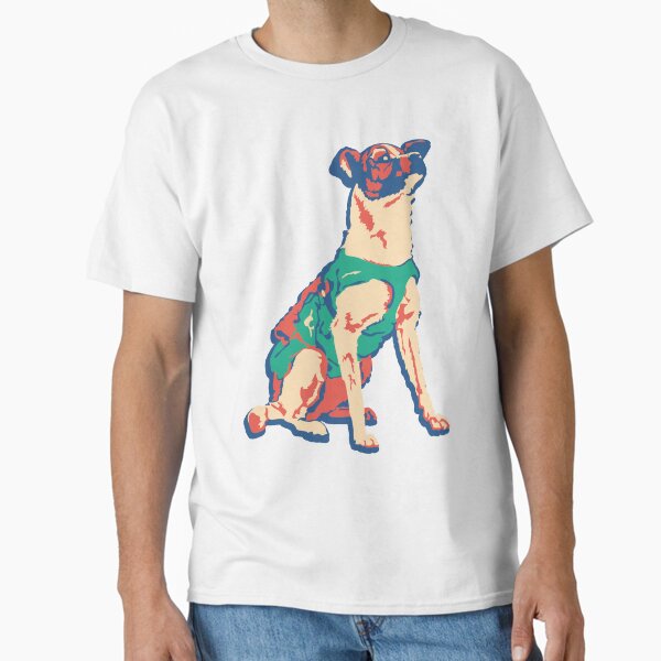 Artikel-Vorschau von Laika Space Dog Vektor russische Propaganda Welpe Retro Old-Timey Vintage, designt und verkauft von takeoff.