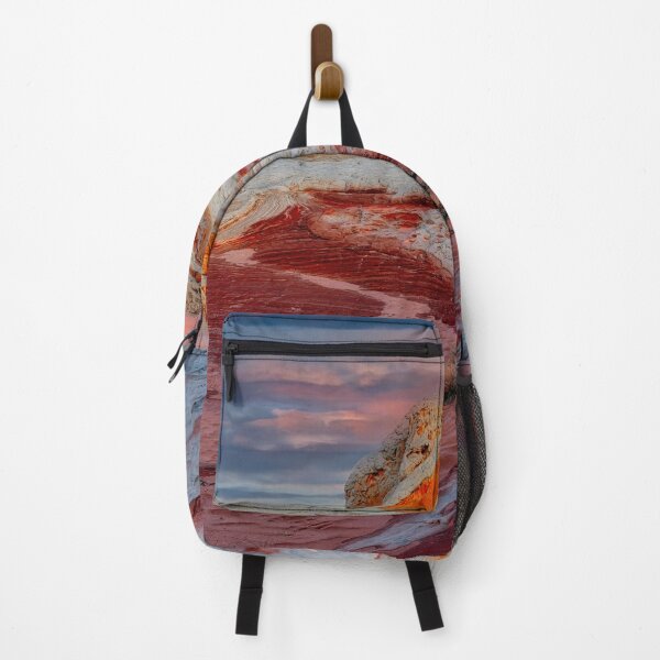 Item preview, White Pocket Rock Formations With Dinosaur Tracks by OLena Art designed and sold by Rocky Mountain Artistry.