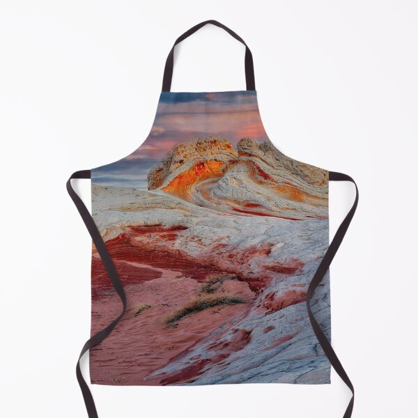 Item preview, White Pocket Rock Formations With Dinosaur Tracks by OLena Art designed and sold by Rocky Mountain Artistry.
