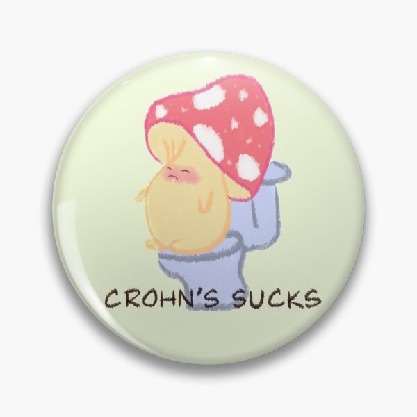 Item preview, Crohn’s Disease Mushroom  designed and sold by KaitLouise.