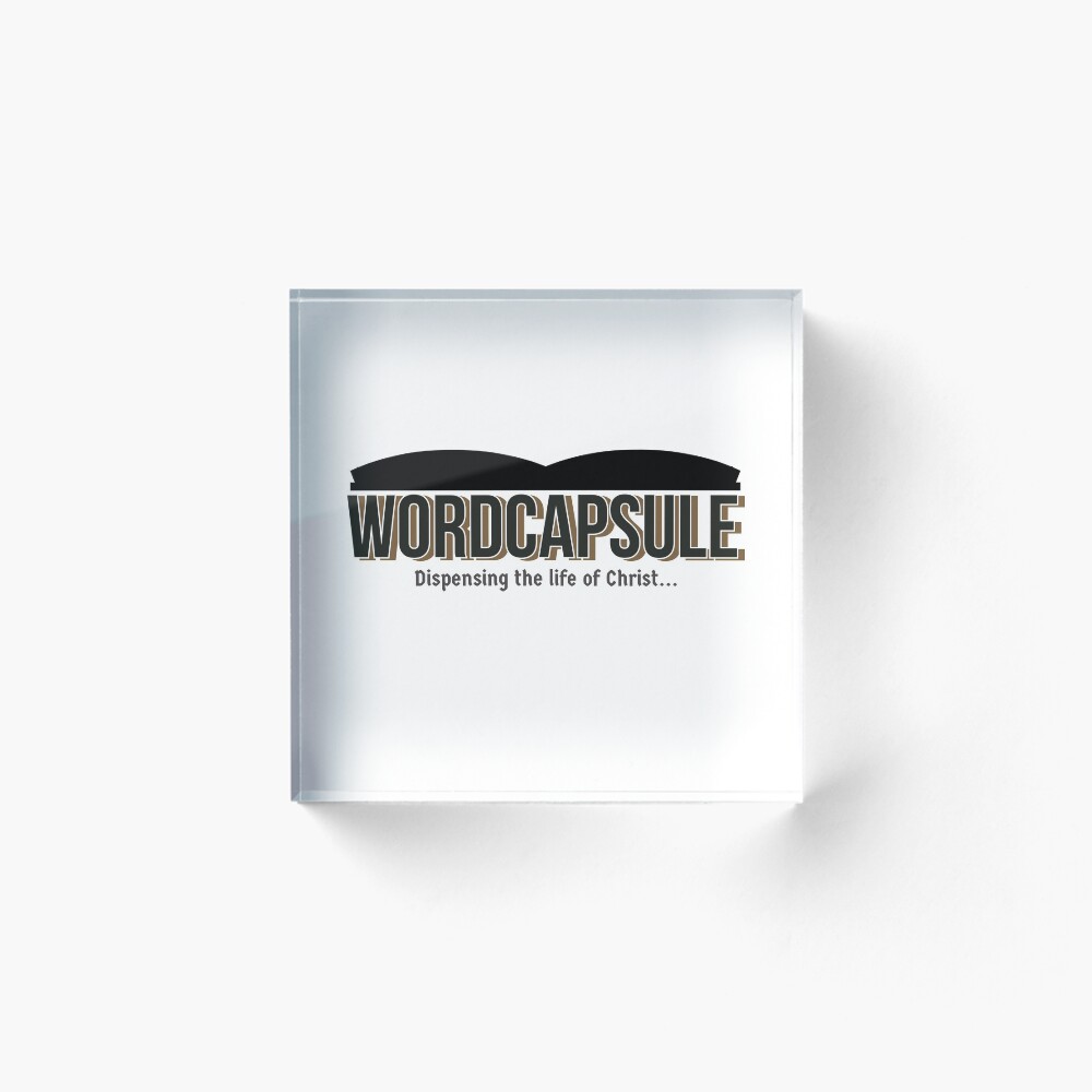 Item preview, Acrylic Block designed and sold by WordCapsule.