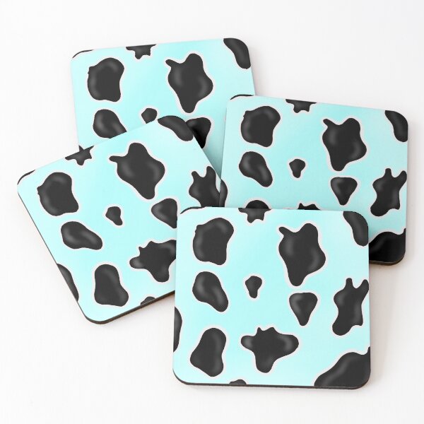 Item preview, Pastel Blue Cow Print  designed and sold by BioLushGraphics.