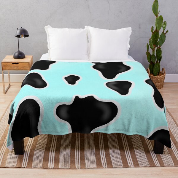 Item preview, Pastel Blue Cow Print designed and sold by BioLushGraphics.