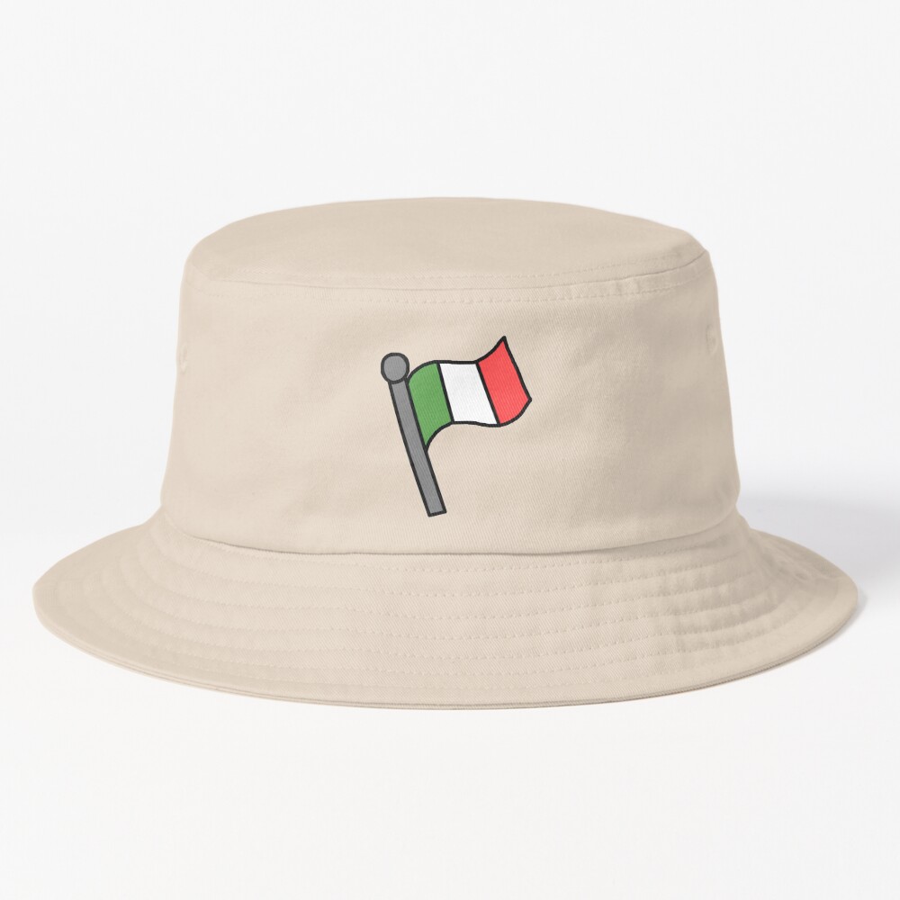  FORSJHSA Italy Italia Italian Flag Bucket Cap Fishing