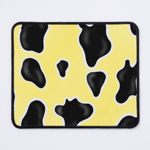Item preview, Pastel Yellow Cow Print designed and sold by BioLushGraphics.