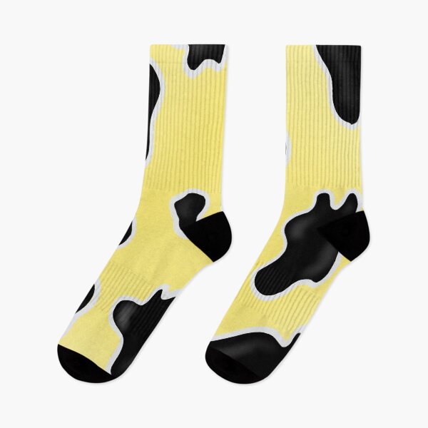 Item preview, Pastel Yellow Cow Print  designed and sold by BioLushGraphics.