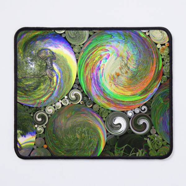 Item preview, RGB Twisted Circle Park designed and sold by M-PixelGarden.