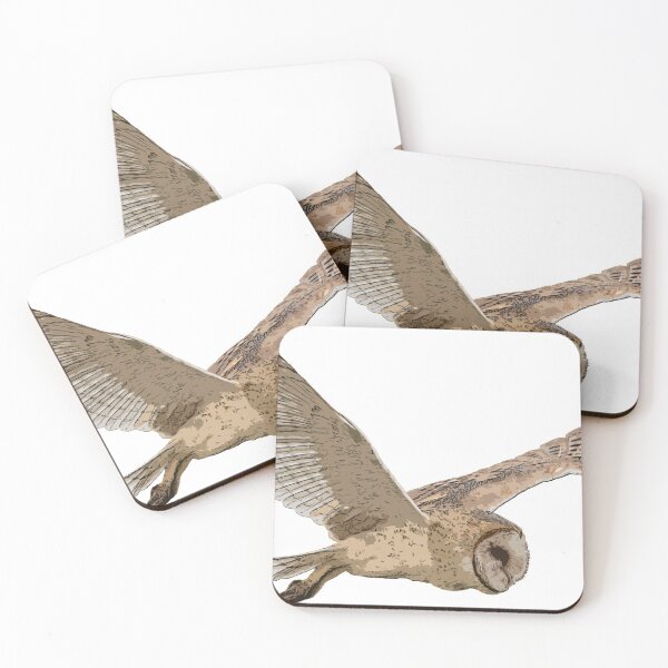 Item preview, Barn Owl in flight designed and sold by Ian Davies.