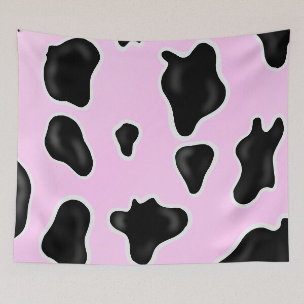 Item preview, Pastel Pink Cow Print  designed and sold by BioLushGraphics.